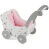 BAYER CHIC 2000 Holz-Puppenwagen Stars Grau 7