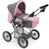 BAYER CHIC 2000 Kombi-Puppenwagen Leni, Melange Grau/rosa 7