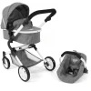 BAYER CHIC 2000 Kombi-Puppenwagen Lia, Jeans Grau 5