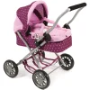 BAYER CHIC 2000 Mini-Kuschelwagen SMARTY Dots Brombeere 7