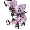 BAYER CHIC 2000 Puppenwagen Linus Duo Flowers 7