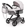 Bayer Design Kombi-Puppenwagen Xeo Rosa/Grau 7
