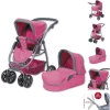 Knorr Toys® Puppenwagen Coco – “berry” Rosa 5