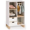 MUSTERKIND® Puppenschrank Viola Weiß/natur/grau 7
